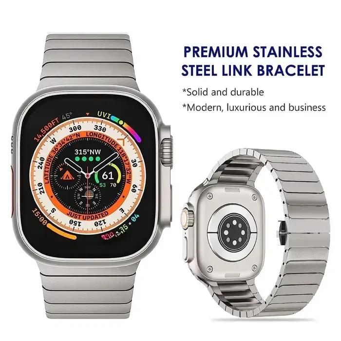 Bracelet en titane pour Apple Watch Ultra 3 2 49mm 11 10 46mm 9 8 7 5 SE