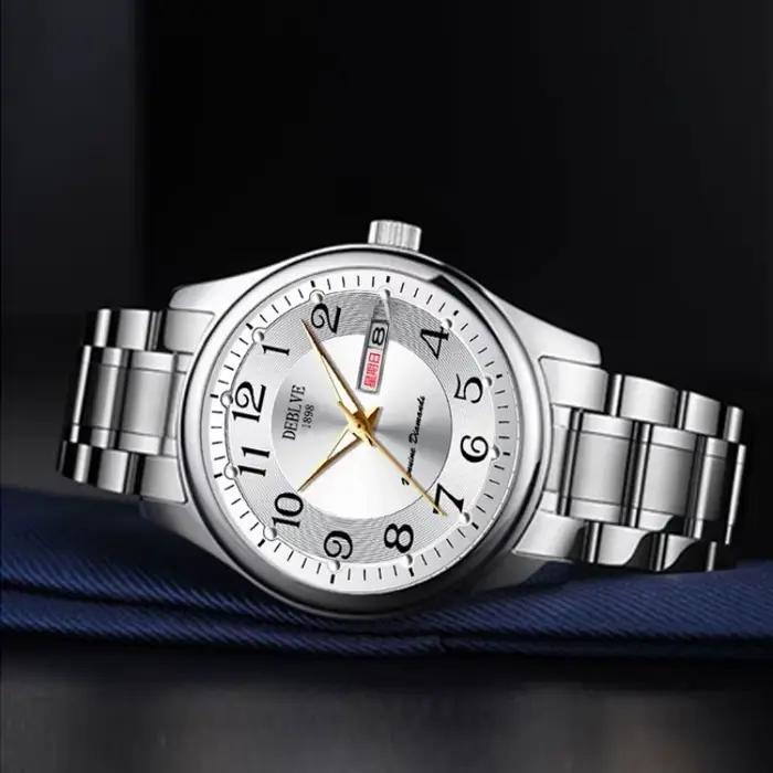 Montre numérique de luxe légère pour femmes - Calendrier lumineux