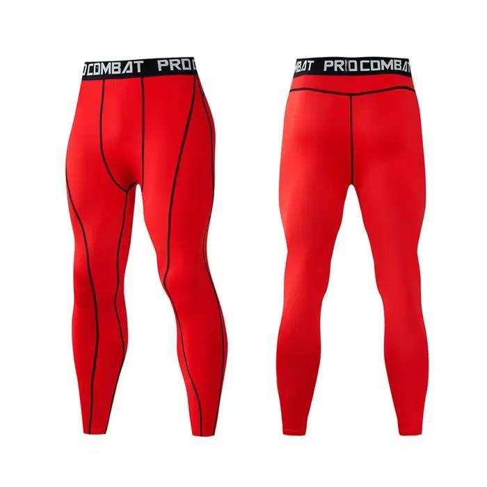 Collants de Sport pour hommes, Leggings de course à séchage rapide, pantalons d'entraînement à Compression, basket-ball, Crossfit, Fitness, vêtements de gymnastique