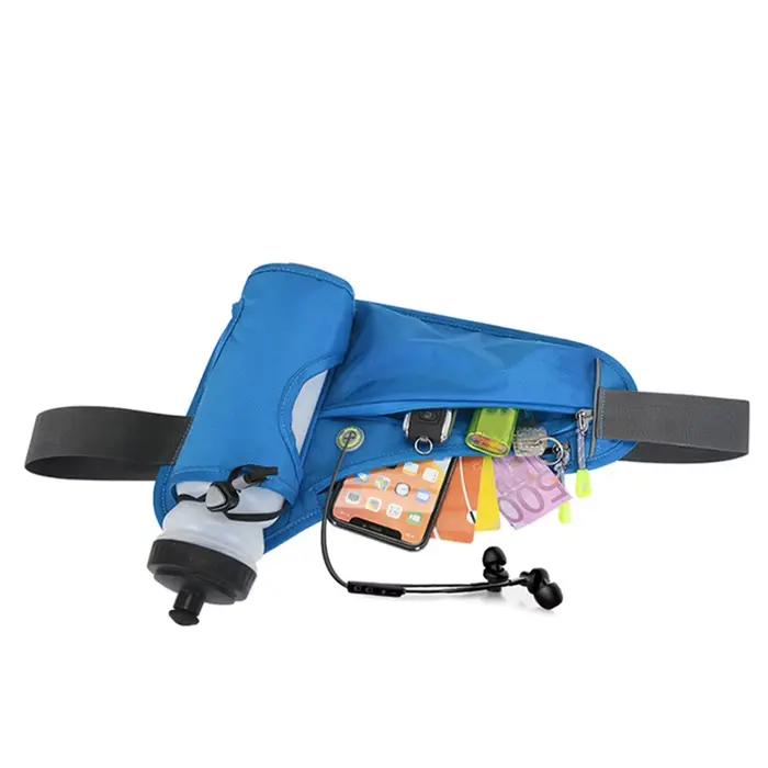 Sac banane de sport avec porte-bouteille d'eau pour homme et femme