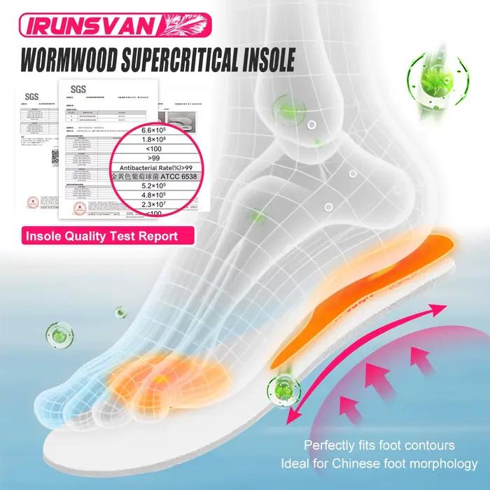 IRUNSVAN nouvelles chaussures de course légères pour hommes et femmes, chaussures de sport absorbant les chocs et résistantes à l'usure