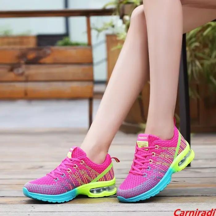 Printemps haute qualité amorti chaussures de course femmes respirant automne athlétisme baskets décontractées dames antidérapant Sport marche chaussure