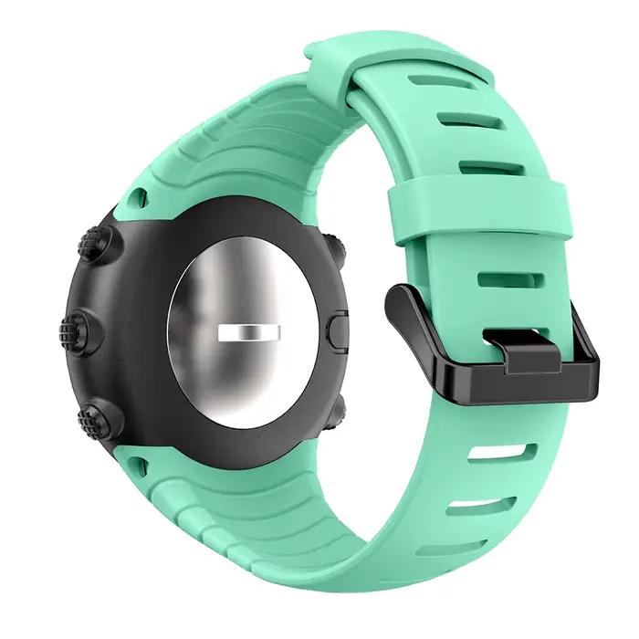 Pour bracelet de montre Suunto Core bracelet en Silicone de haute qualité avec bracelet à boucle noire avec Suunto Core