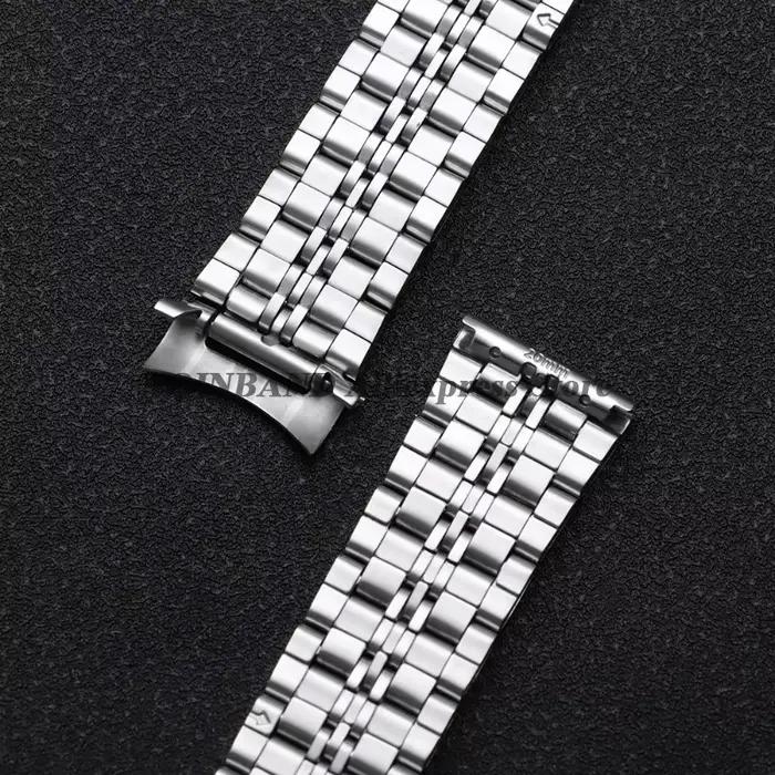 Bracelets de montre universels en acier inoxydable massif pour Tissot 18 mm