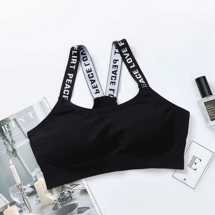 Soutien-gorge de sport sans armatures pour femme