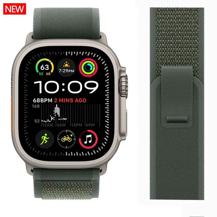 Boucle de sentier pour apple watch ultra 2 bandes 49mm 44mm 40mm 45mm 41mm 42mm 38 bracelet correa iWatch série 7 6 se 8 9 10 46mm sangles