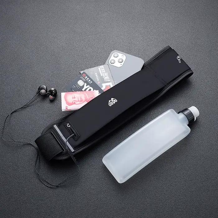 Ceinture de course avec poche pour bouteille d'eau 330 ml