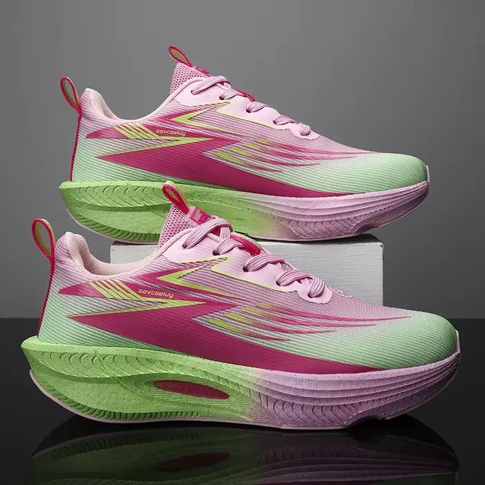 Chaussures de course pour hommes avec plaque en carbone