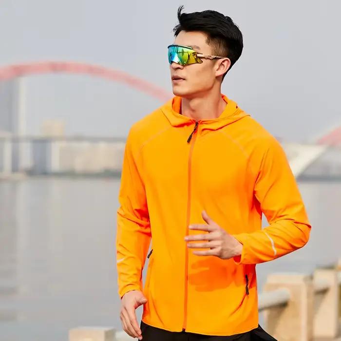 Veste de course à séchage rapide pour hommes