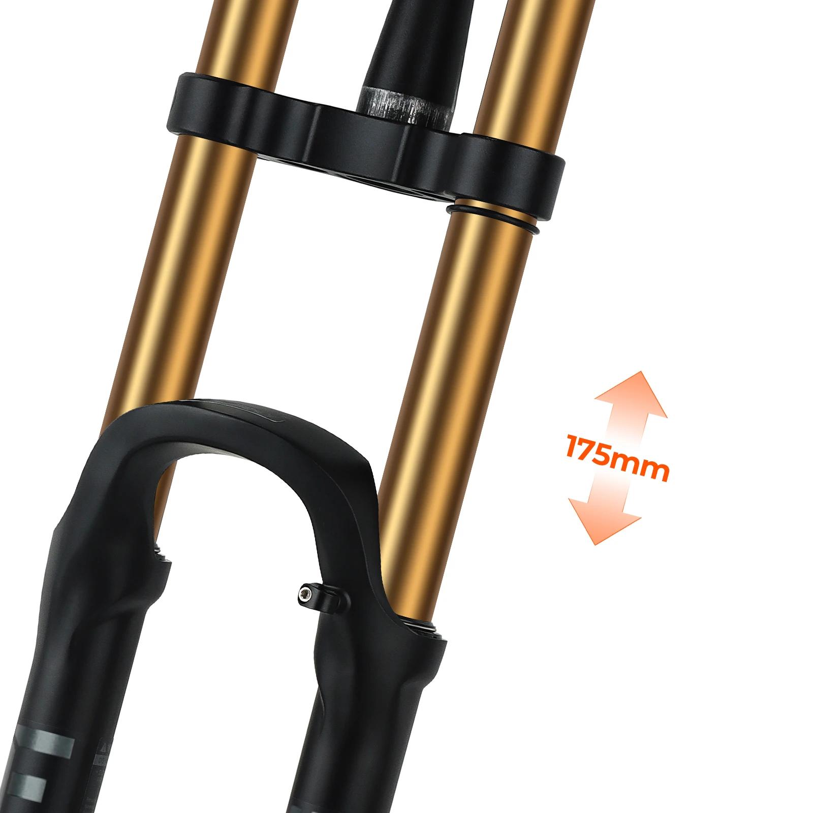 BOLANY vtt à travers l'axe Boost fourche de Suspension VTT résilience de l'air réglage du rebond 110