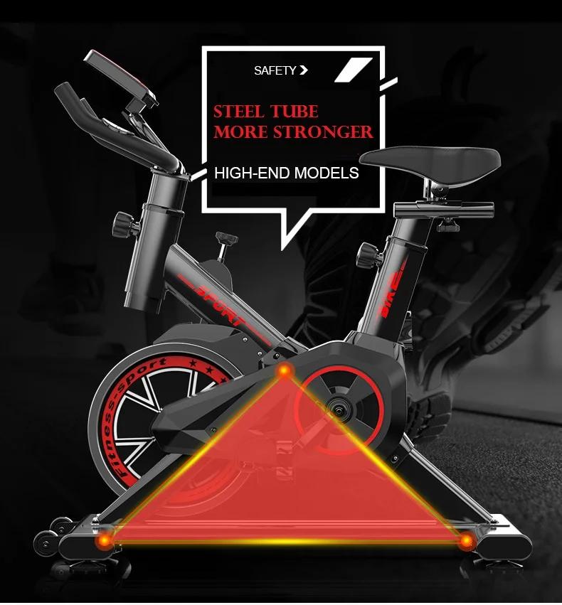 Équipement d'exercice cardio de vélo de spinning de forme physique sur mesure avec le cyclisme de résistance